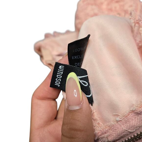 Windsor Pink Lace Bralette Size: L - Picture 5 of 5